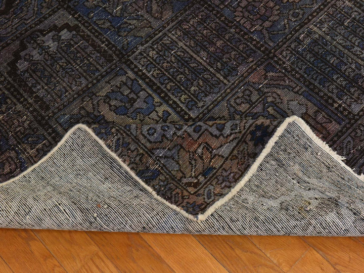 6'9" x 9'3" Vintage Hand Knotted Red Wool Rectangle Oriental Rug - MOA10278895
