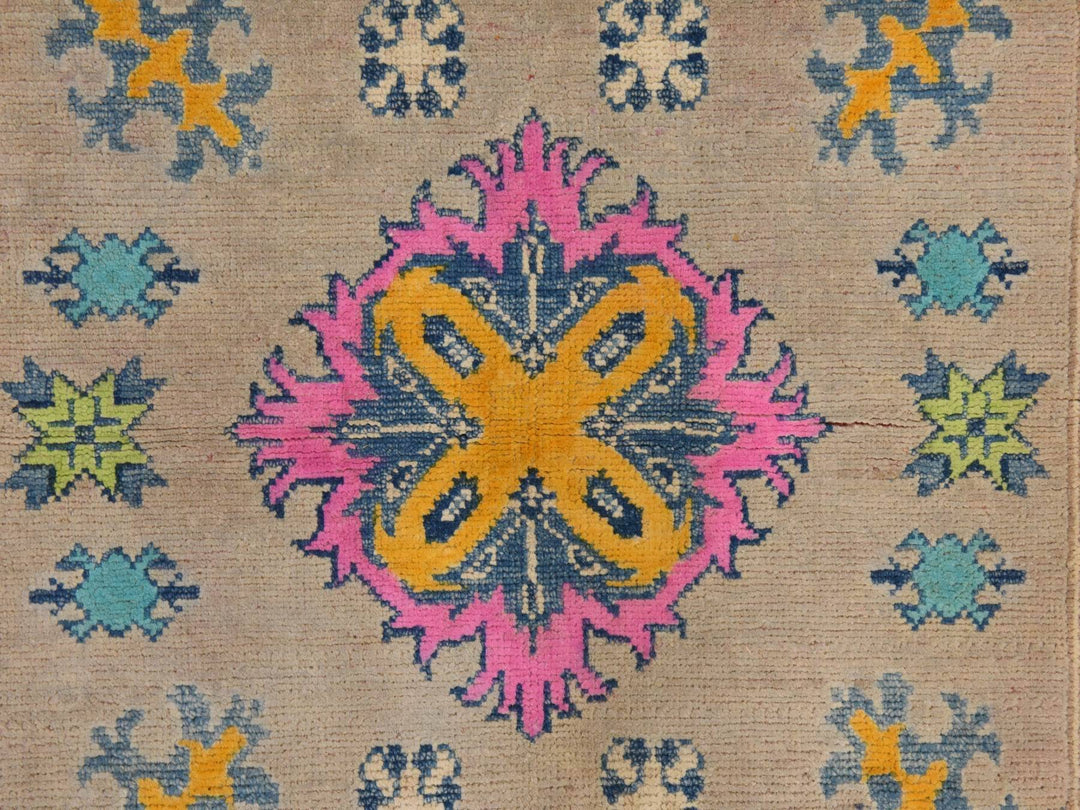 3'5" x 4'10" New Hand Knotted Brown Wool Rectangle Oriental Rug - MOA10278908