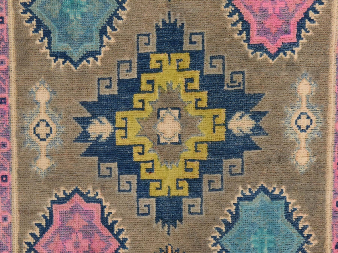 3'2" x 4'9" New Hand Knotted Brown Wool Rectangle Oriental Rug - MOA10278909