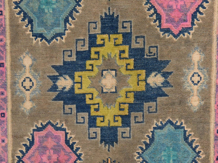 3'2" x 4'9" New Hand Knotted Brown Wool Rectangle Oriental Rug - MOA10278909