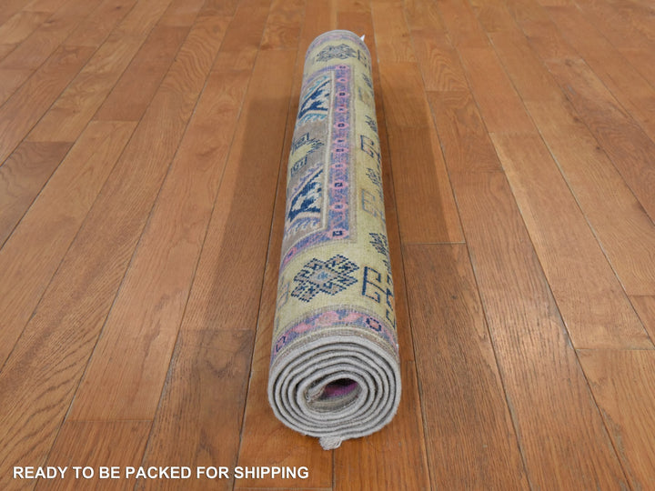 3'2" x 4'9" New Hand Knotted Brown Wool Rectangle Oriental Rug - MOA10278909