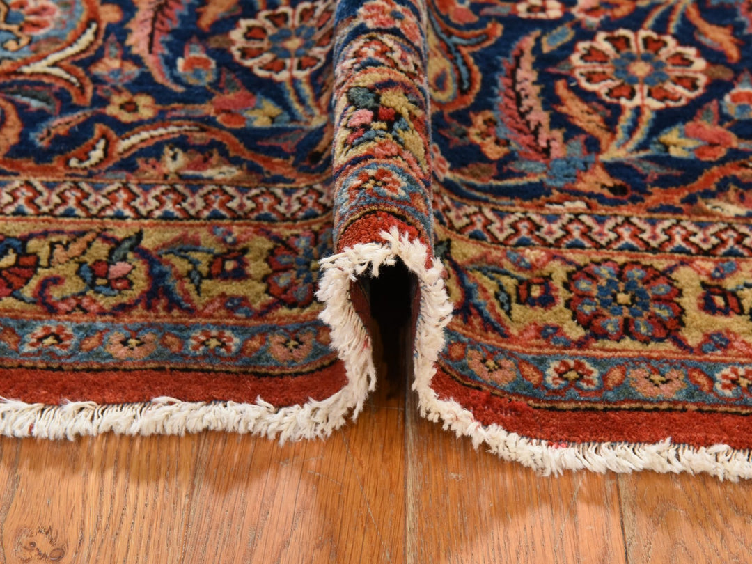 10'0" x 16'8" Vintage Hand Knotted Red Wool Rectangle Oriental Rug - MOA10278911