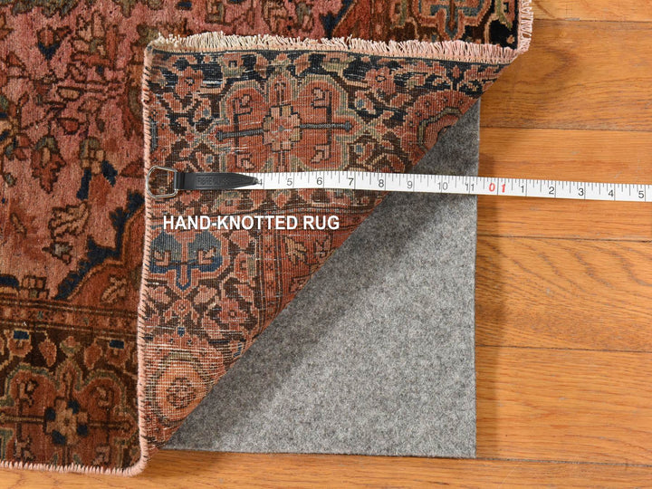 2'9" x 4'6" New Hand Knotted Pink Wool Rectangle Oriental Rug - MOA10278913