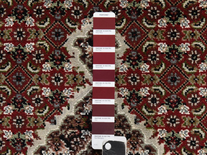 2'8" x 10'1" New Hand Knotted Red Wool Runner Oriental Rug - MOA10278931