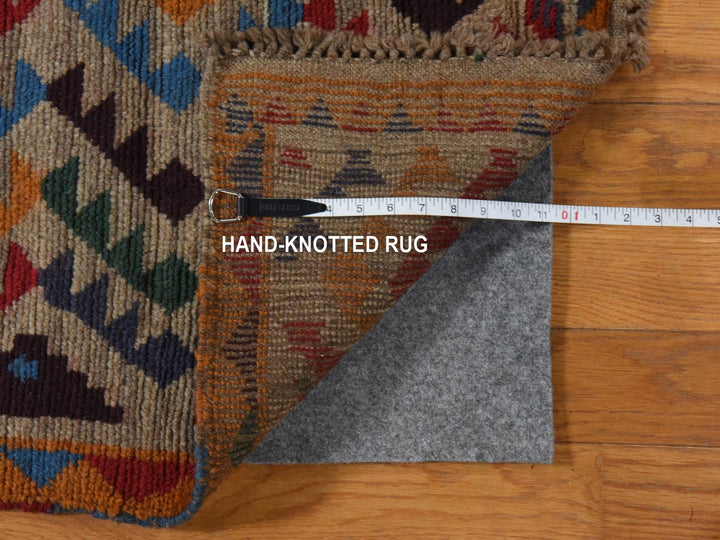 5'8" x 7'6" New Hand Knotted Grey Wool Rectangle Oriental Rug - MOA10278937
