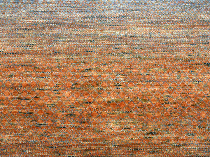 10'3" x 14'0" New Hand Knotted Orange Wool Rectangle Oriental Rug - MOA10279020