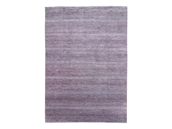 10'1" x 14'0" New Hand Knotted Red Wool & Silk Rectangle Oriental Rug - MOA10279112