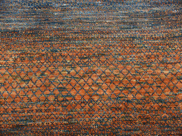 10'0" x 14'5" New Hand Knotted Orange Wool Rectangle Oriental Rug - MOA10279171