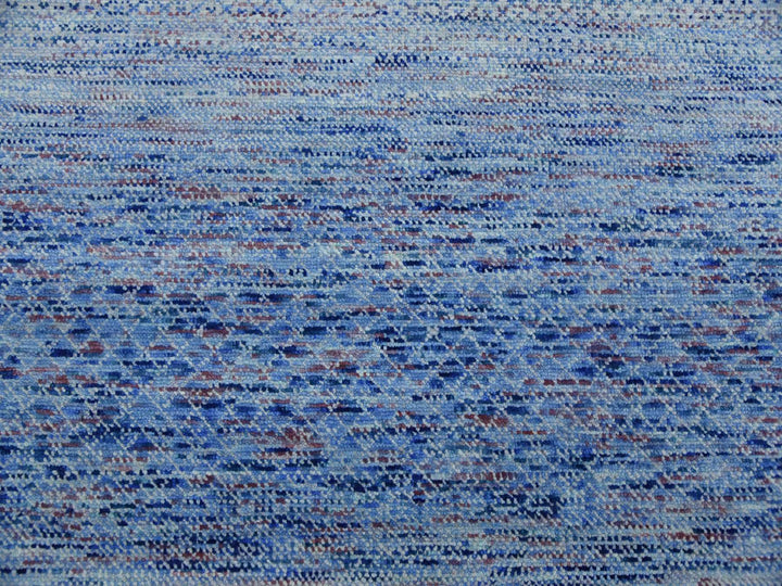 10'0" x 14'4" New Hand Knotted Blue Wool Rectangle Oriental Rug - MOA10279178