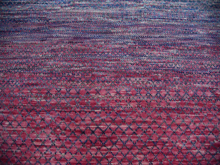 8'1" x 10'2" New Hand Knotted Pink Wool Rectangle Oriental Rug - MOA10279198