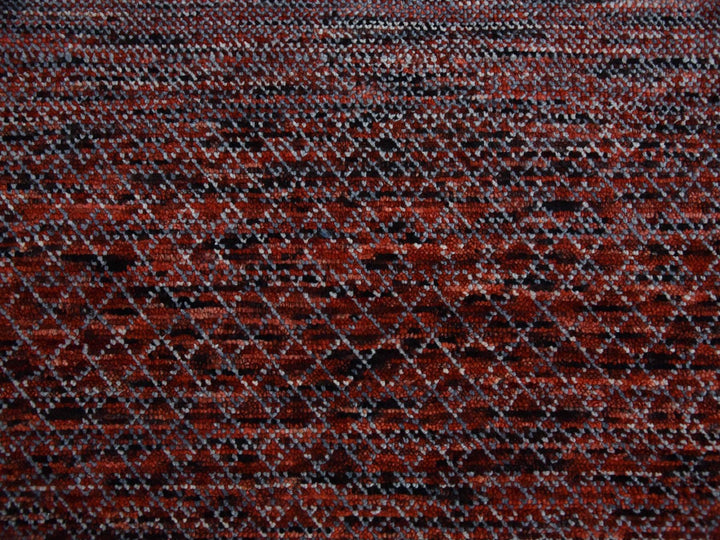 9'1" x 12'1" New Hand Knotted Red Wool Rectangle Oriental Rug - MOA10279238