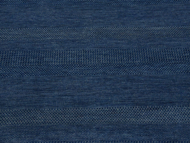 12'0" x 18'0" New Hand Knotted Blue Wool & Silk Rectangle Oriental Rug - MOA10279358