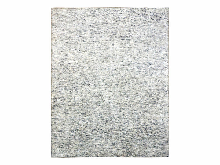 8'0" x 10'1" New Hand Knotted Beige Wool Rectangle Oriental Rug - MOA10279377