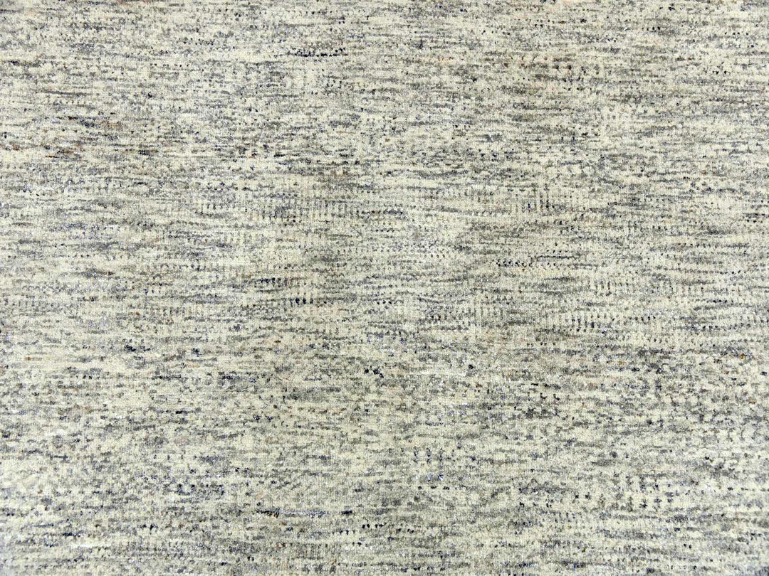 8'0" x 10'1" New Hand Knotted Beige Wool Rectangle Oriental Rug - MOA10279377