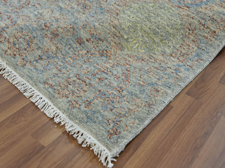 10'0" x 14'2" New Hand Knotted Green Wool Rectangle Oriental Rug - MOA10279436