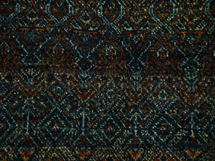 12'0" x 12'0" New Hand Knotted Brown Wool Square Oriental Rug - MOA10279454