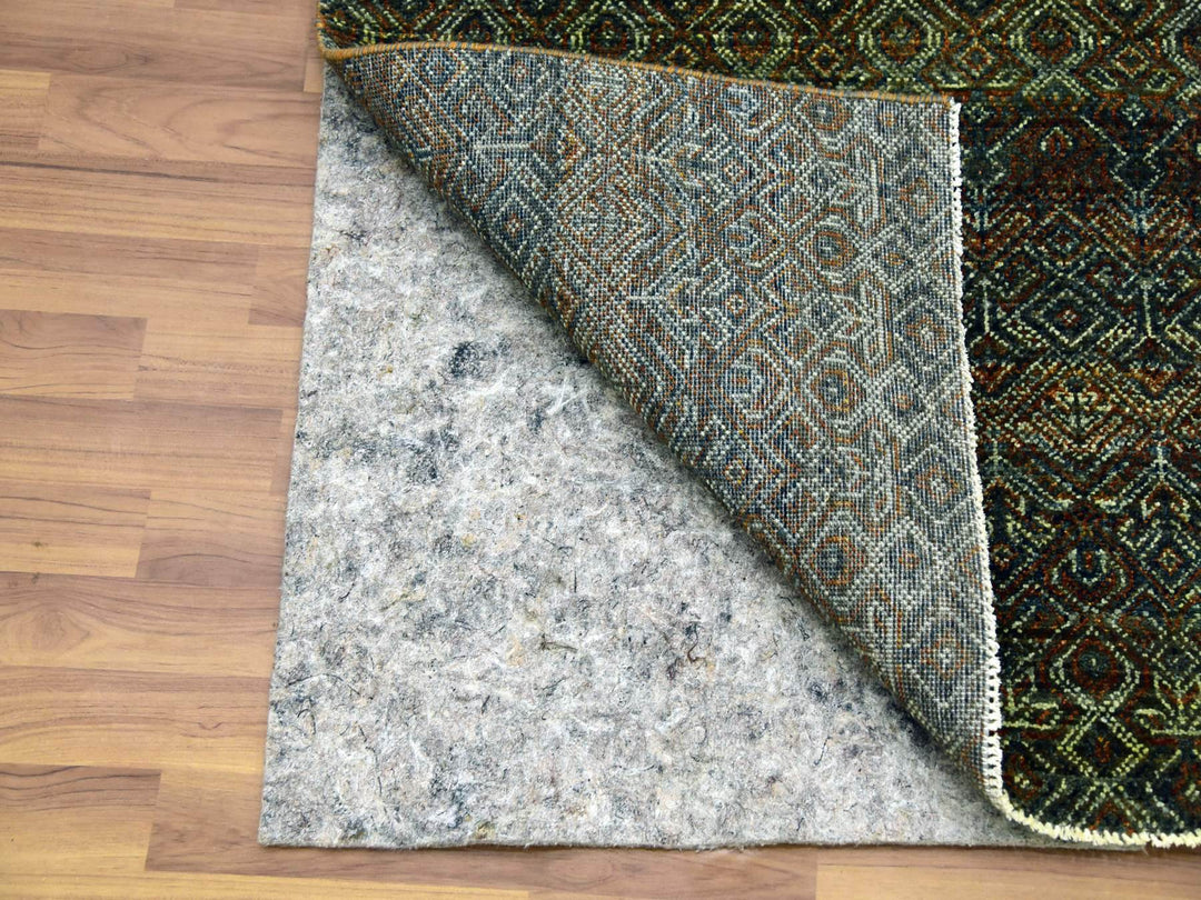 2'6" x 8'0" New Hand Knotted Brown Wool Runner Oriental Rug - MOA10279492
