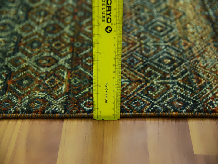 2'6" x 8'0" New Hand Knotted Brown Wool Runner Oriental Rug - MOA10279492
