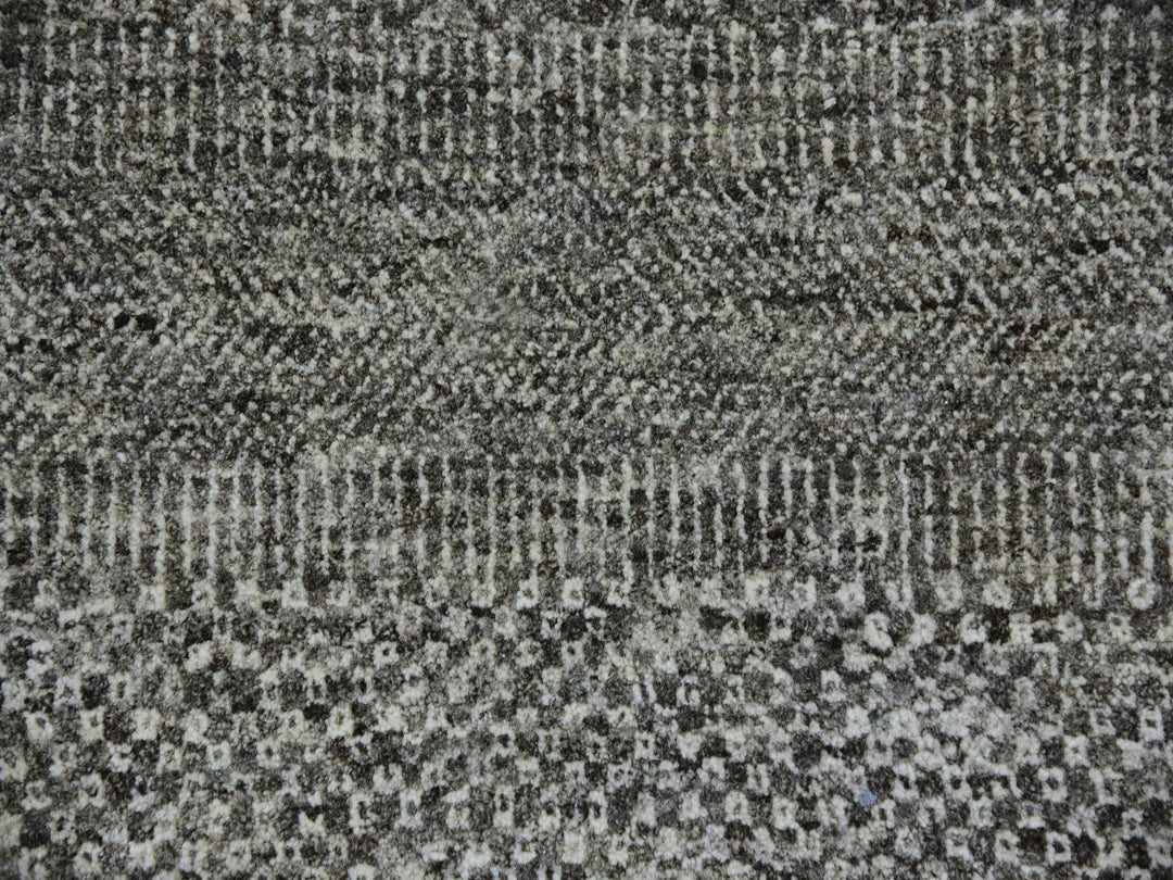 12'0" x 12'2" New Hand Knotted Grey Wool Square Oriental Rug - MOA10279587
