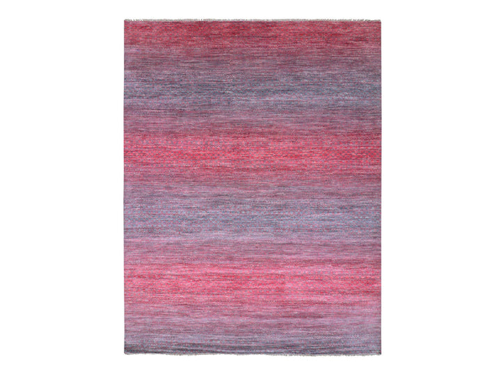9'4" x 12'2" New Hand Knotted Red Wool Rectangle Oriental Rug - MOA10279645