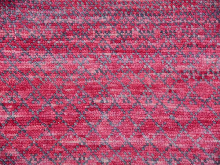 9'4" x 12'2" New Hand Knotted Red Wool Rectangle Oriental Rug - MOA10279645