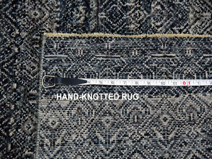 5'0" x 7'1" New Hand Knotted Grey Wool Rectangle Oriental Rug - MOA10279664