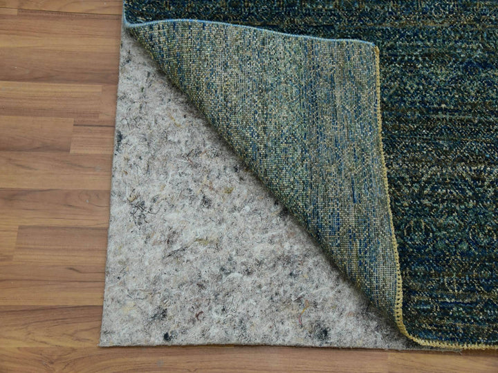 2'6" x 6'0" New Hand Knotted Green Wool Runner Oriental Rug - MOA10279667