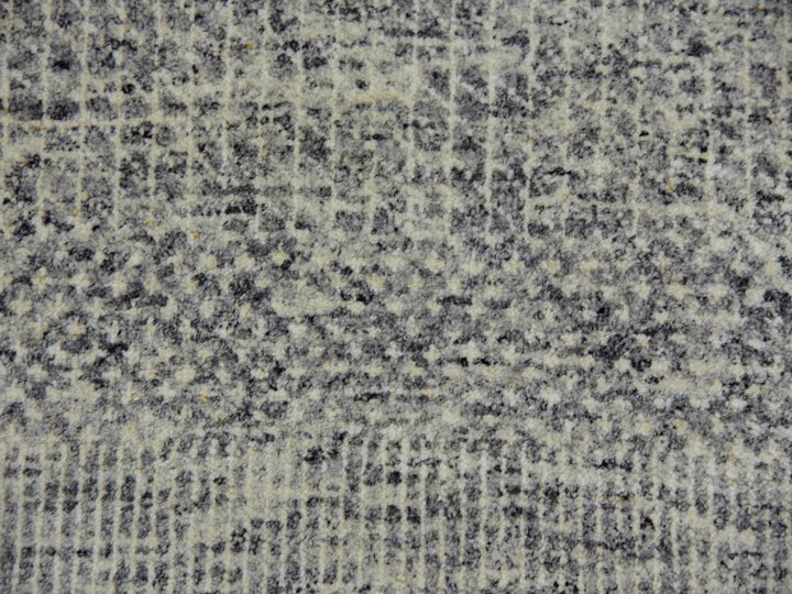 12'2" x 15'4" New Hand Knotted Grey Wool Rectangle Oriental Rug - MOA10279738