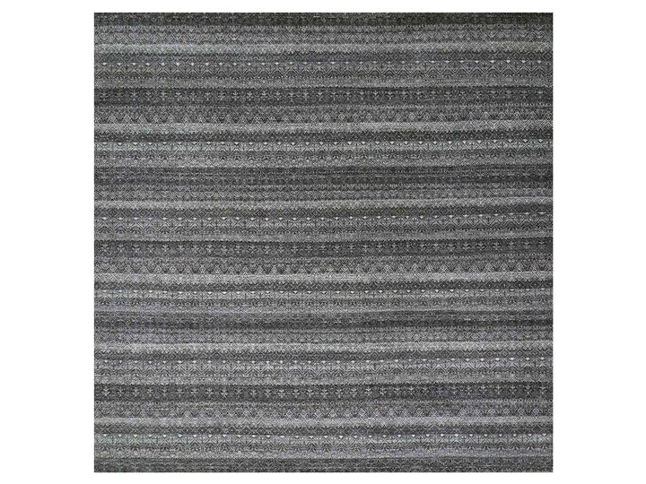 12'0" x 11'11" New Hand Knotted Grey Wool Square Oriental Rug - MOA10279772