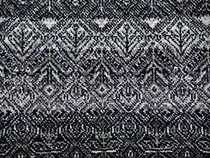 12'0" x 11'11" New Hand Knotted Grey Wool Square Oriental Rug - MOA10279772