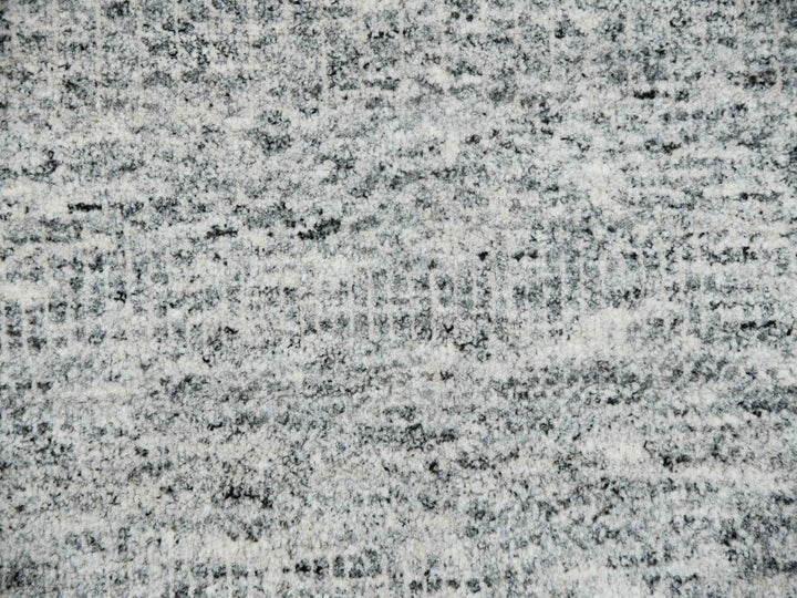 8'0" x 10'2" New Hand Knotted Grey Wool Rectangle Oriental Rug - MOA10279863