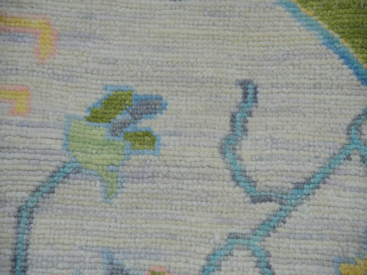 12'2" x 15'0" New Hand Knotted Ivory Wool Rectangle Oriental Rug - MOA10279904