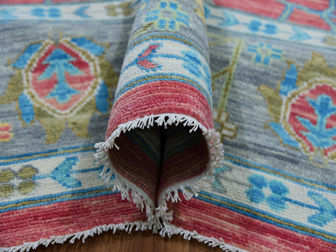 10'1" x 14'0" New Hand Knotted Pink Wool Rectangle Oriental Rug - MOA10279939
