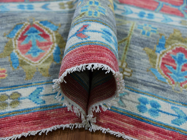 10'1" x 14'0" New Hand Knotted Pink Wool Rectangle Oriental Rug - MOA10279939