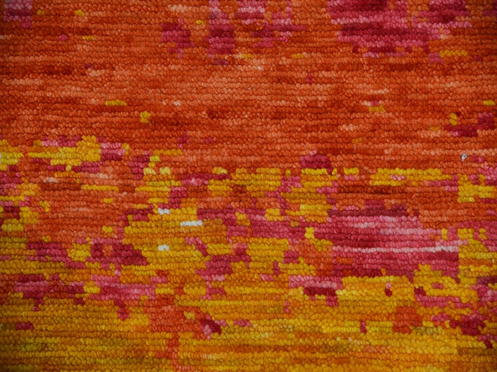 10'0" x 14'1" New Hand Knotted Multicolored Wool Rectangle Oriental Rug - MOA10279965