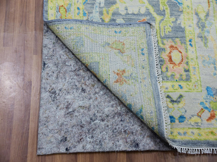 2'0" x 15'7" New Hand Knotted Grey Wool Runner Oriental Rug - MOA10279970