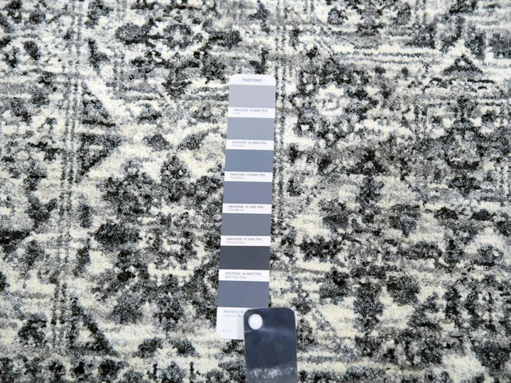 11'11" x 12'0" New Hand Knotted Ivory Wool Square Oriental Rug - MOA10279984
