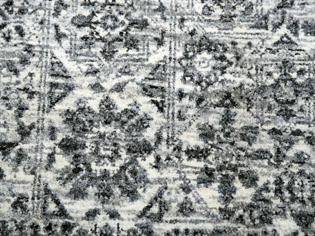 11'11" x 12'0" New Hand Knotted Ivory Wool Square Oriental Rug - MOA10279984