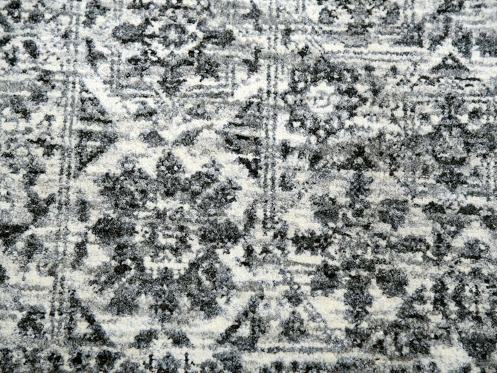 11'11" x 12'0" New Hand Knotted Ivory Wool Square Oriental Rug - MOA10279984