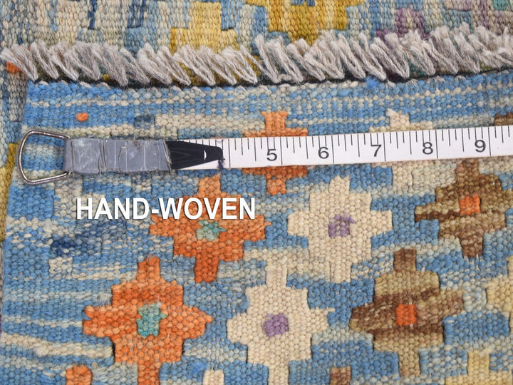 10'3" x 13'3" New Hand Knotted Blue Wool Rectangle Oriental Rug - MOA10280086