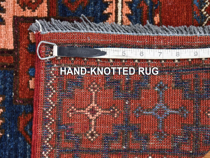 3'10" x 5'10" New Hand Knotted Red Wool Rectangle Oriental Rug - MOA10280165
