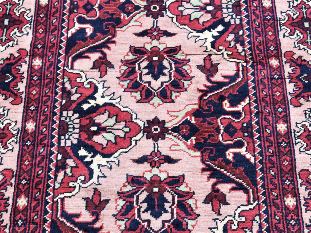 3'0" x 19'0" New Hand Knotted Pink Wool Runner Oriental Rug - MOA10280237