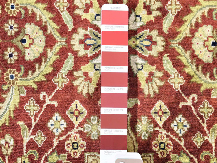 2'6" x 17'10" New Hand Knotted Red New Zealand Wool Runner Oriental Rug - MOA10280248