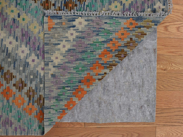 10'2" x 13'7" New Hand Woven Multicolored Wool Rectangle Oriental Rug - MOA10280303