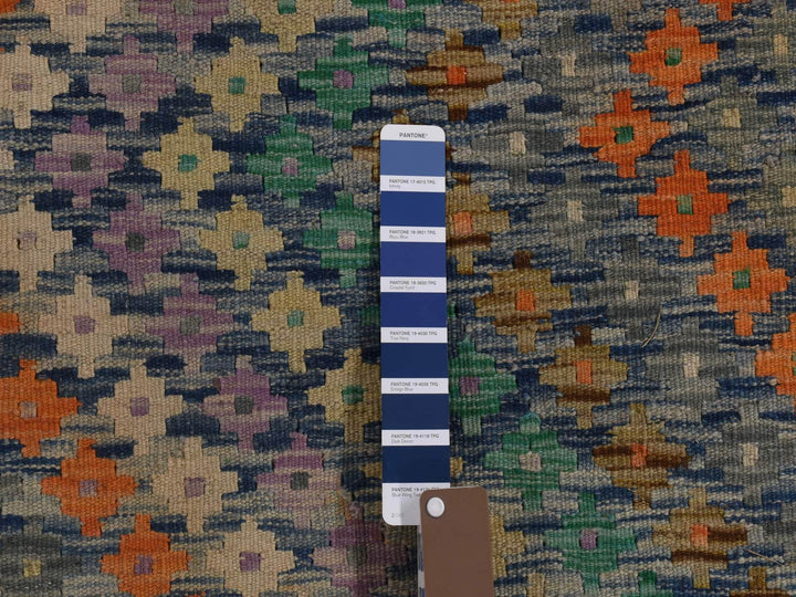 10'2" x 13'7" New Hand Woven Multicolored Wool Rectangle Oriental Rug - MOA10280303