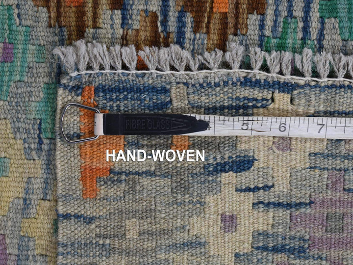 10'2" x 13'7" New Hand Woven Multicolored Wool Rectangle Oriental Rug - MOA10280303