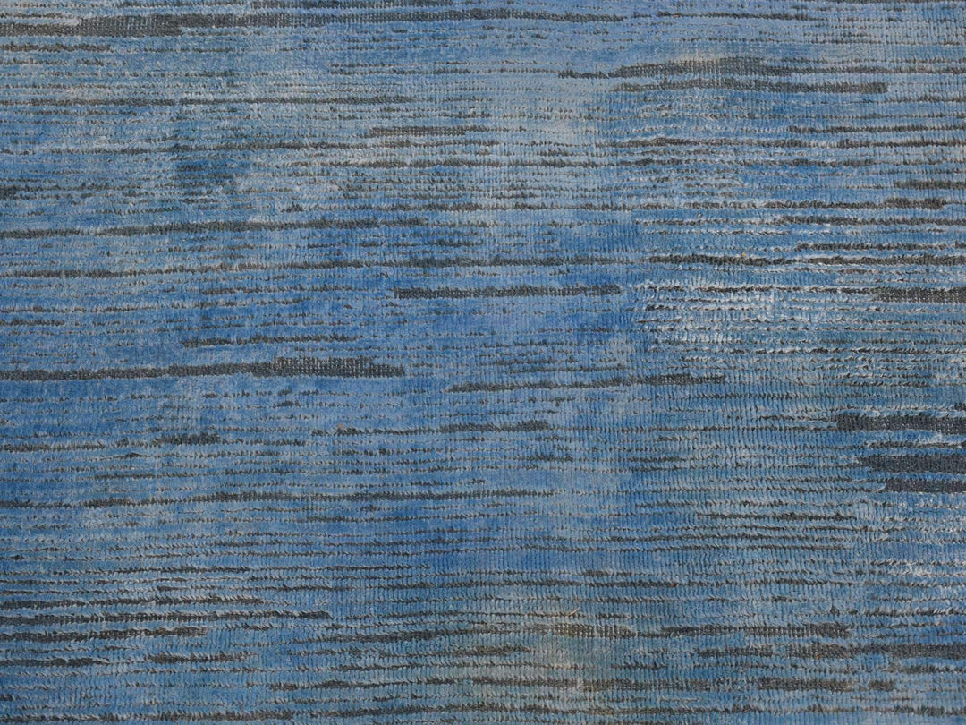 10'0" x 14'1" New Hand Knotted Overdyed Wool Rectangle Oriental Rug - MOA10280518