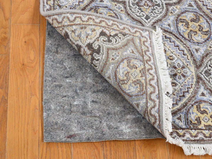 2'1" x 3'1" New Hand Knotted Brown Wool & Silk Rectangle Oriental Rug - MOA10280576
