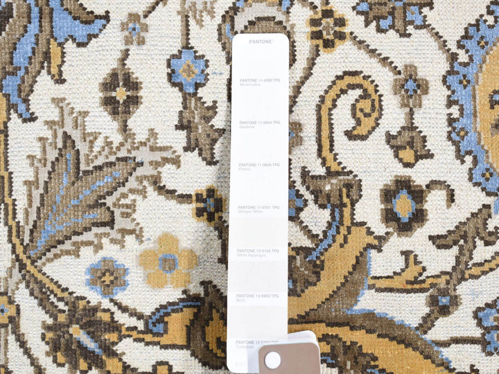 2'0" x 3'2" New Hand Knotted Ivory Wool Rectangle Oriental Rug - MOA10280606