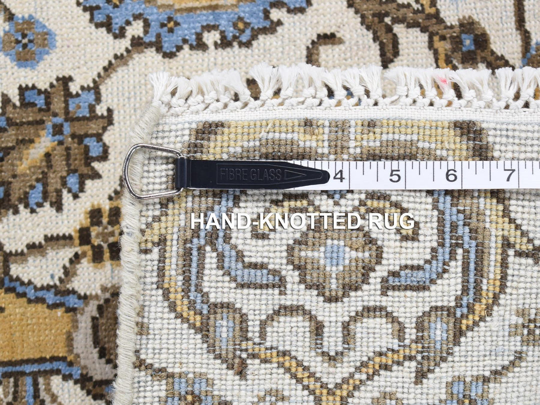 2'0" x 3'2" New Hand Knotted Ivory Wool Rectangle Oriental Rug - MOA10280606
